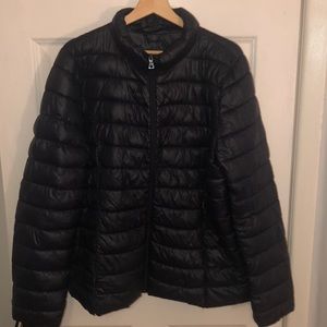 Navy Blue Puffer Jacket